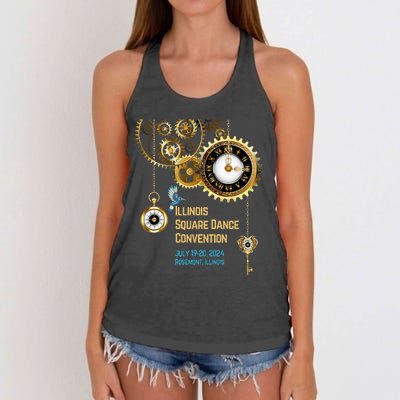 ILSDC 2024 Square Dance Convention Women's Knotted Racerback Tank