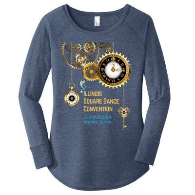 ILSDC 2024 Square Dance Convention Women's Perfect Tri Tunic Long Sleeve Shirt