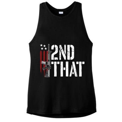 I 2nd That Second Adt Gun Rights Ar15 Owner Patriotic Gift Ladies PosiCharge Tri-Blend Wicking Tank