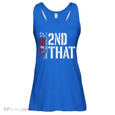 I 2nd That Second Adt Gun Rights Ar15 Owner Patriotic Gift Ladies Essential Flowy Tank