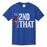 I 2nd That Second Adt Gun Rights Ar15 Owner Patriotic Gift Kids T-Shirt