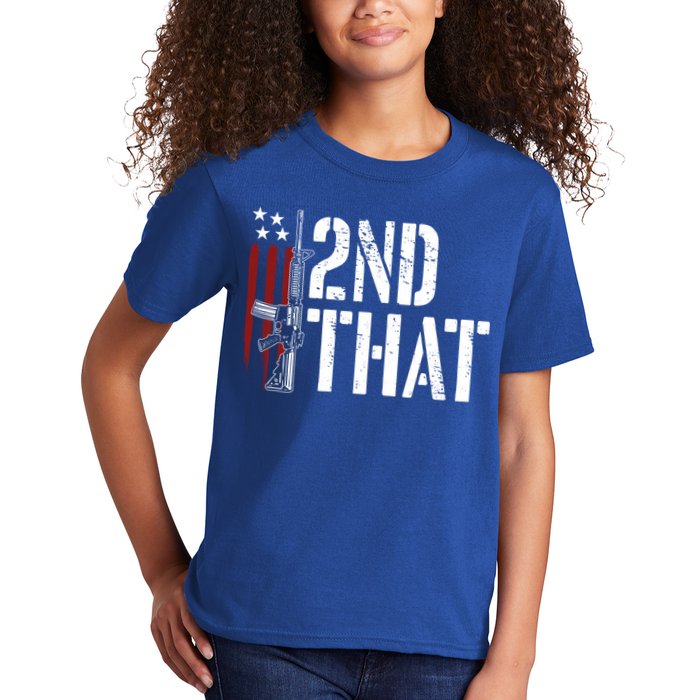 I 2nd That Second Adt Gun Rights Ar15 Owner Patriotic Gift Kids T-Shirt