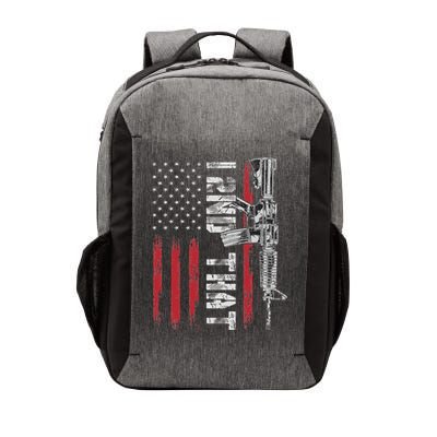 I 2nd That Second Amendment Pro Gun American Flag Patriotic Vector Backpack