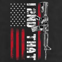 I 2nd That Second Amendment Pro Gun American Flag Patriotic 7 Panel Mesh Trucker Snapback Hat