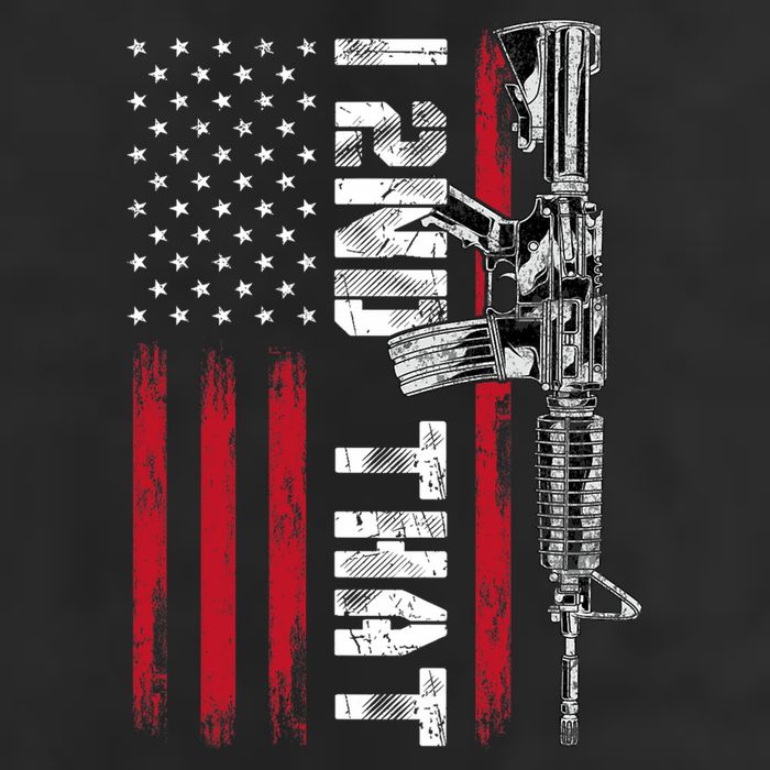 I 2nd That Second Amendment Pro Gun American Flag Patriotic 7 Panel Mesh Trucker Snapback Hat