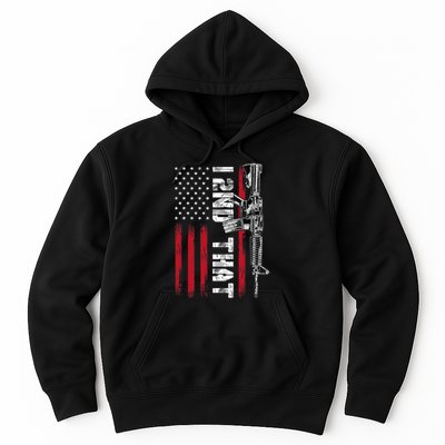I 2nd That Second Amendment Pro Gun American Flag Patriotic Hoodie