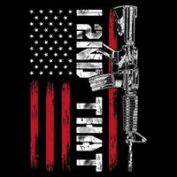I 2nd That Second Amendment Pro Gun American Flag Patriotic Drawstring Bag