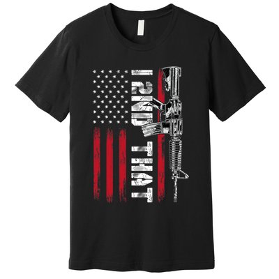 I 2nd That Second Amendment Pro Gun American Flag Patriotic Premium T-Shirt