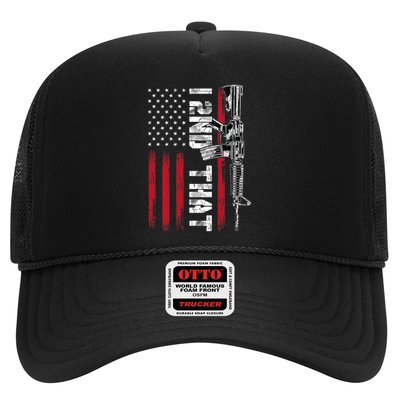 I 2nd That Second Amendment Pro Gun American Flag Patriotic Trucker Hat