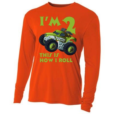 I'm 2 This Is How I Roll Monster Truck Cooling Performance Long Sleeve Crew