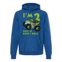 I'm 2 This Is How I Roll Monster Truck Premium Hoodie