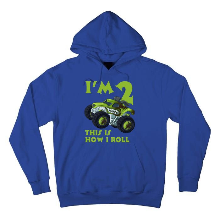 I'm 2 This Is How I Roll Monster Truck Tall Hoodie