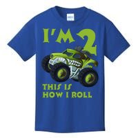 I'm 2 This Is How I Roll Monster Truck Kids T-Shirt