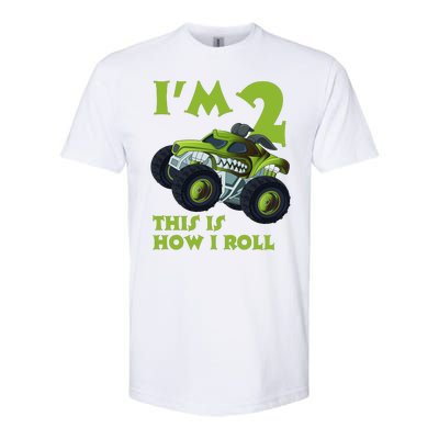 I'm 2 This Is How I Roll Monster Truck Softstyle CVC T-Shirt