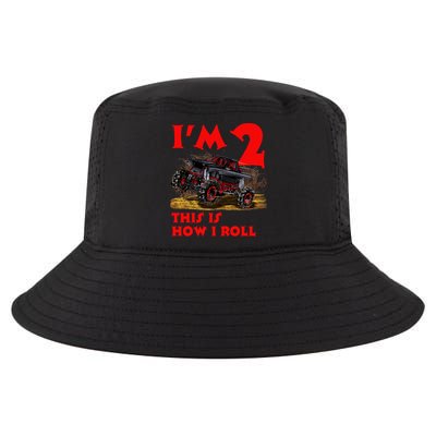 I'm 2 Two This Is How I Roll Monster Truck 2nd Birthday Cool Comfort Performance Bucket Hat