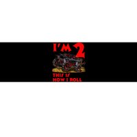 I'm 2 Two This Is How I Roll Monster Truck 2nd Birthday Bumper Sticker