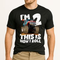 I'm 2 Two This Is How I Roll Monster Truck 2nd Birthday Cooling Performance Crew T-Shirt