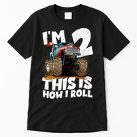 I'm 2 Two This Is How I Roll Monster Truck 2nd Birthday Tall T-Shirt