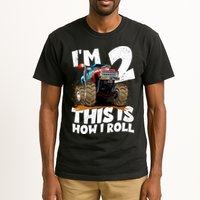 I'm 2 Two This Is How I Roll Monster Truck 2nd Birthday Tall T-Shirt
