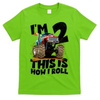 I'm 2 Two This Is How I Roll Monster Truck 2nd Birthday T-Shirt
