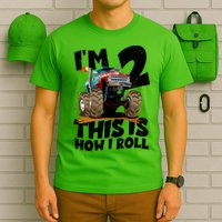 I'm 2 Two This Is How I Roll Monster Truck 2nd Birthday T-Shirt