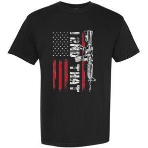 I 2nd That Second Amendment Pro Gun American Flag Patriotic Garment-Dyed Heavyweight T-Shirt