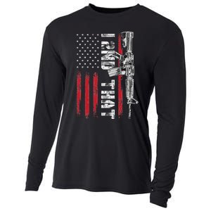 I 2nd That Second Amendment Pro Gun American Flag Patriotic Cooling Performance Long Sleeve Crew