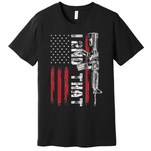 I 2nd That Second Amendment Pro Gun American Flag Patriotic Premium T-Shirt