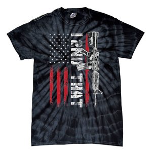 I 2nd That Second Amendment Pro Gun American Flag Patriotic Tie-Dye T-Shirt