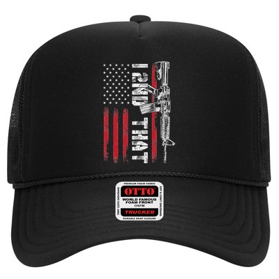 I 2nd That Second Amendment Pro Gun American Flag Patriotic Trucker Hat
