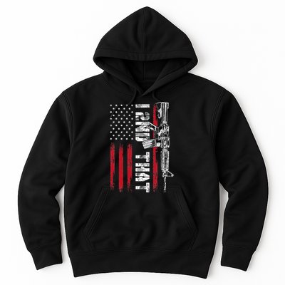 I 2nd That Second Amendment Pro Gun American Flag Patriotic Hoodie