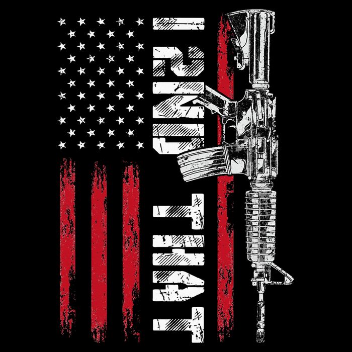 I 2nd That Second Amendment Pro Gun American Flag Patriotic Poster