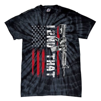 I 2nd That Second Amendment Pro Gun American Flag Patriotic Tie-Dye T-Shirt
