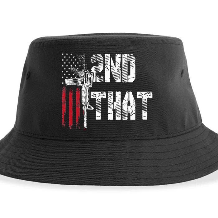 I 2nd That Second Amendment Gun Rights Ar15 Owner Patriotic Sustainable Bucket Hat