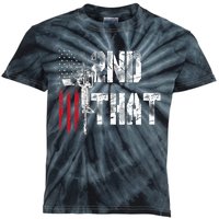 I 2nd That Second Amendment Gun Rights Ar15 Owner Patriotic Kids Tie-Dye T-Shirt