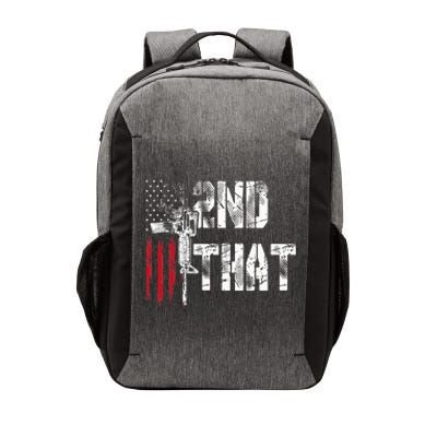 I 2nd That Second Amendment Gun Rights Ar15 Owner Patriotic Vector Backpack