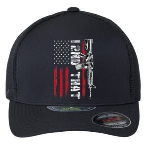 I 2nd That Second Amendment Pro Gun American Flag Patriotic Flexfit Unipanel Trucker Cap