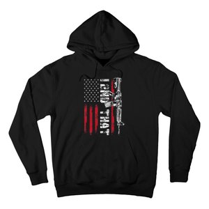 I 2nd That Second Amendment Pro Gun American Flag Patriotic Hoodie