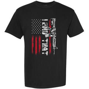 I 2nd That Second Amendment Pro Gun American Flag Patriotic Garment-Dyed Heavyweight T-Shirt