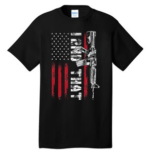 I 2nd That Second Amendment Pro Gun American Flag Patriotic Tall T-Shirt