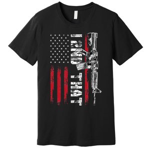 I 2nd That Second Amendment Pro Gun American Flag Patriotic Premium T-Shirt