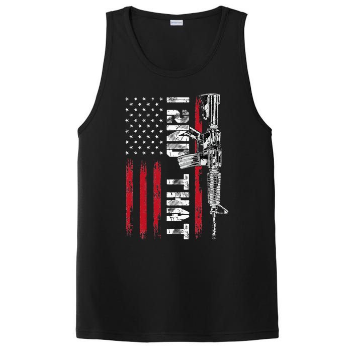 I 2nd That Second Amendment Pro Gun American Flag Patriotic PosiCharge Competitor Tank