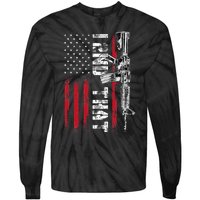 I 2nd That Second Amendment Pro Gun American Flag Patriotic Tie-Dye Long Sleeve Shirt