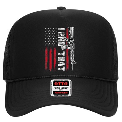 I 2nd That Second Amendment Pro Gun American Flag Patriotic Trucker Hat