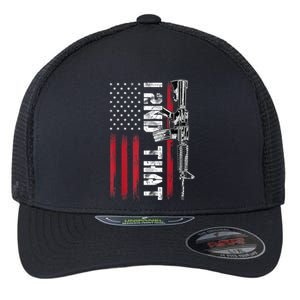 I 2nd That Second Amendment Pro Gun American Flag Patriotic Flexfit Unipanel Trucker Cap