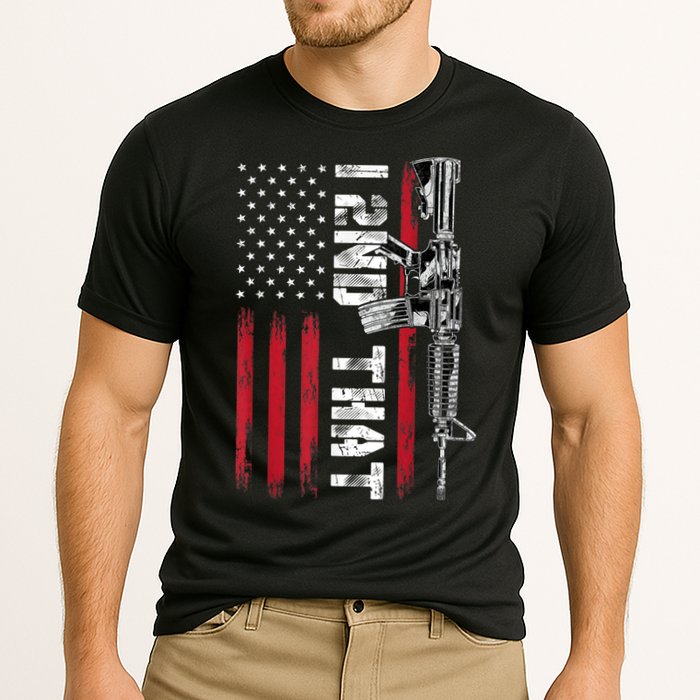 I 2nd That Second Amendment Pro Gun American Flag Patriotic Cooling Performance Crew T-Shirt