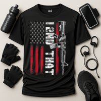 I 2nd That Second Amendment Pro Gun American Flag Patriotic Cooling Performance Crew T-Shirt