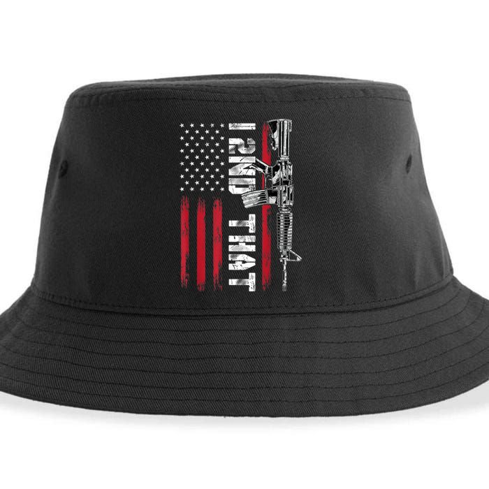 I 2nd That Second Amendment Pro Gun American Flag Patriotic Sustainable Bucket Hat