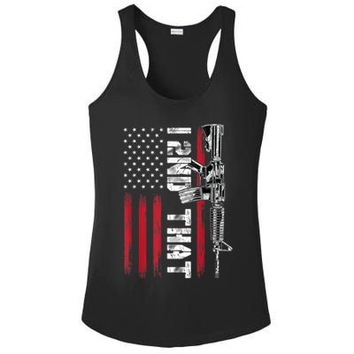I 2nd That Second Amendment Pro Gun American Flag Patriotic Ladies PosiCharge Competitor Racerback Tank