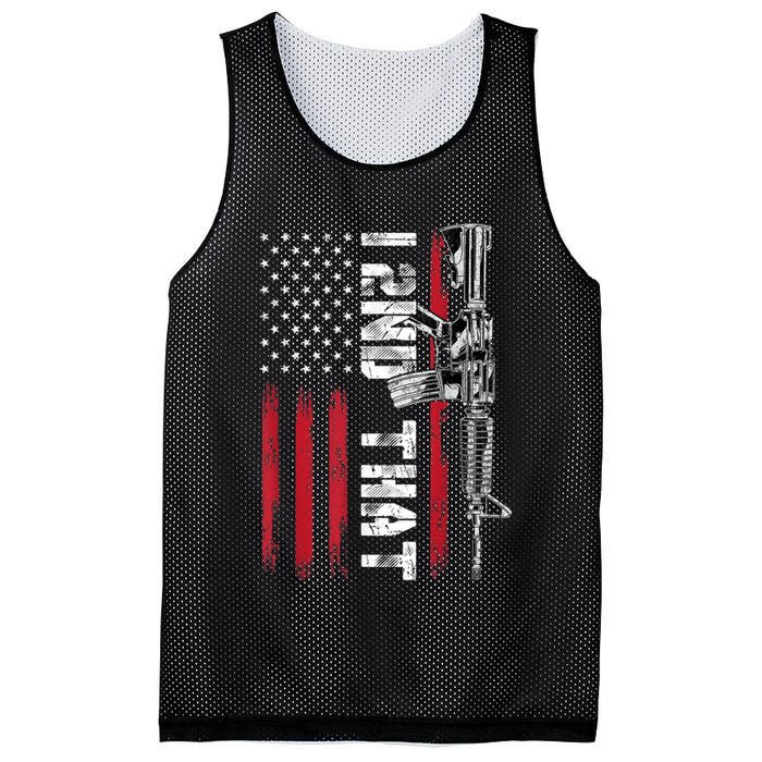 I 2nd That Second Amendment Pro Gun American Flag Patriotic Mesh Reversible Basketball Jersey Tank